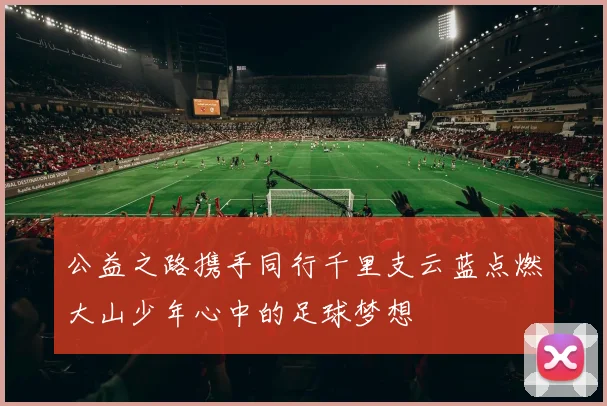 公益之路携手同行千里支云蓝点燃大山少年心中的足球梦想